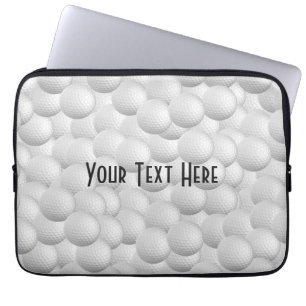 Golf Balls custom laptop sleeves