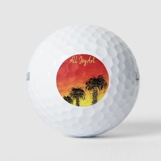 Golf Balls - "Desert Celebration" by All Joy Art