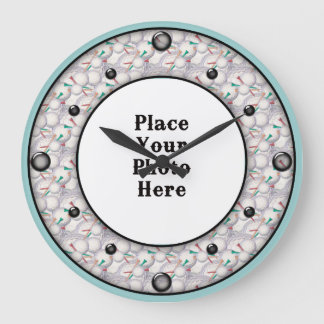 Golf Balls Frame Your Photo Wall Clock