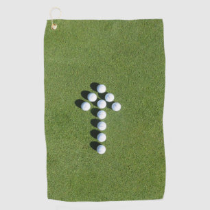 Golf balls in the shape of an arrow Best  Golf Towel