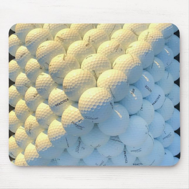 Golf Balls Mouse Mat (Front)