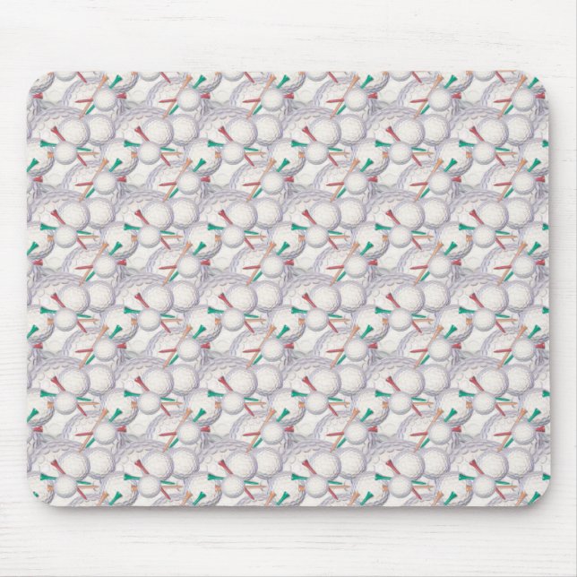 Golf Balls Mouse Mat (Front)