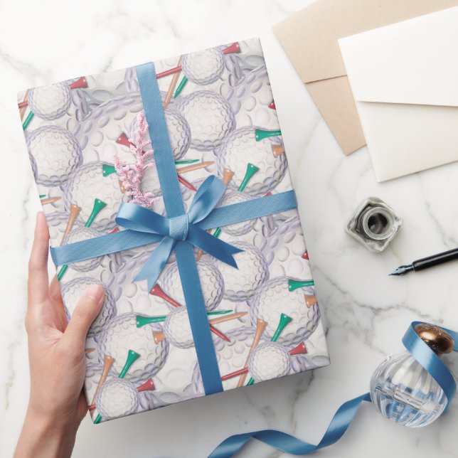 Golf Balls Multiplied All Occasion Gift Wrap (Gifting)