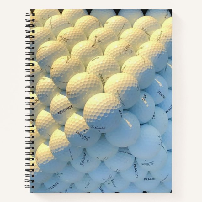 Golf Balls Notebook (Front)