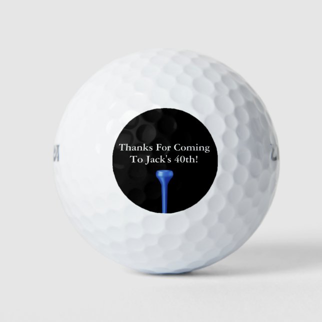 Golf Balls party Favours GIFTS (Front)