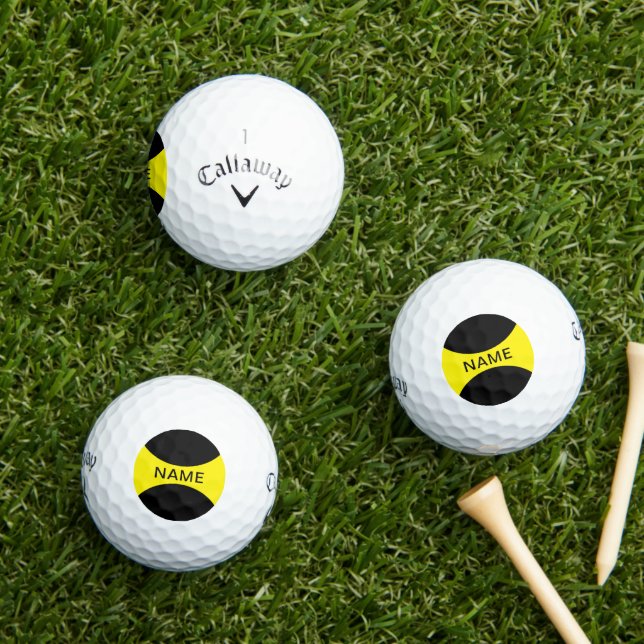 Golf Balls Personalised with Name for Stylish Play (Insitu Grass)