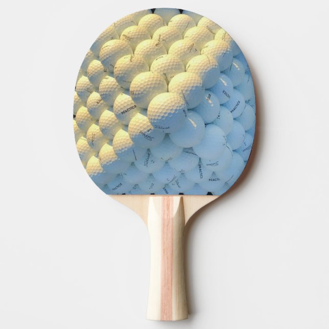 Golf Balls Ping Pong Paddle (Front)