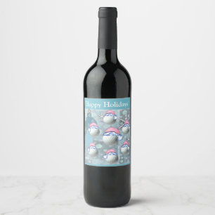 Golf Balls     Wine Label