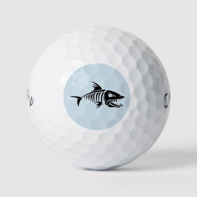 Golf Balls with fish on it (Front)