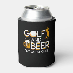 Golf Beer Any Question Golf Beer Saying Can Cooler