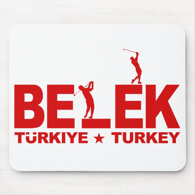 GOLF BELEK mousepad - red (Front)