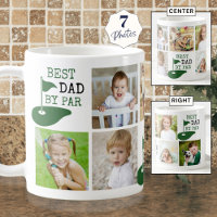Golf BEST DAD BY PAR 7 Photo Collage