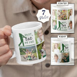 Golf BEST DAD BY PAR 7 Photo Collage Coffee Mug<br><div class="desc">Create a unique photo collage mug for the golfer Dad utilizing this easy-to-upload photo collage template with 7 pictures and the funny golf saying title BEST DAD BY PAR in green and black. Makes a memorable, meaningful father gift for his birthday, Father's Day or a holiday. ASSISTANCE: For help with...</div>