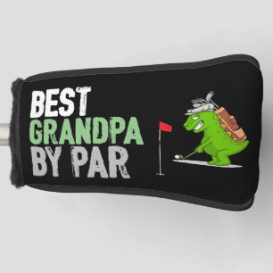 Golf  Best Grandpa by Par with Dinosaur Funny    Head Cover