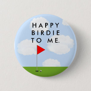 Golf Birdie 6 Cm Round Badge