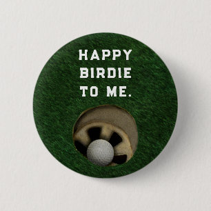 Golf Birdie Award 6 Cm Round Badge