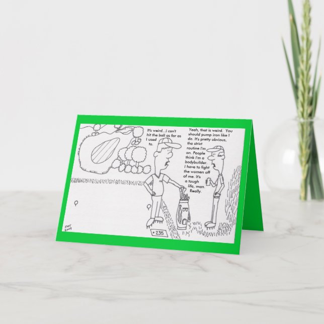 Golf Birthday Card (Front)