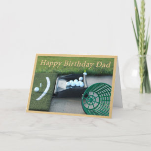 Golf Birthday Card for Dad