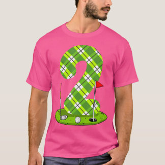 Golf Birthday For 2Nd Birthday Party Golfer T-Shirt