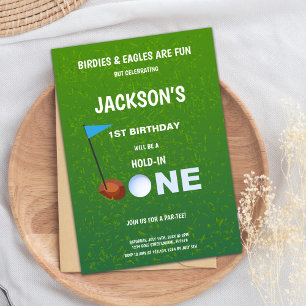 Golf Birthday Invitation, Let's Par-Tee Invitation