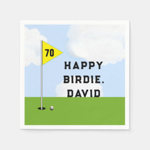 Golf Birthday Napkin