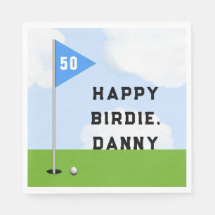 Golf Birthday Napkin