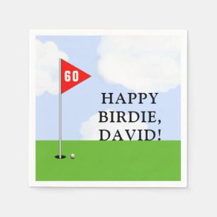 Golf Birthday Napkin