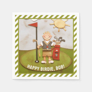 Golf Birthday Napkin