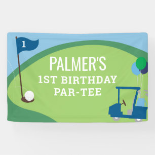 Golf Birthday Par-Tee Large Banner Sign