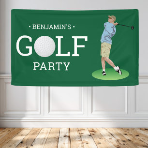 Golf Birthday Party Banner