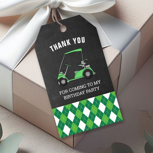 Golf Birthday Party Favour Gift Tags (Creator Uploaded)