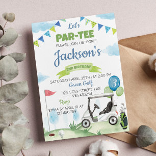 Golf Birthday Party Invitation Any Age