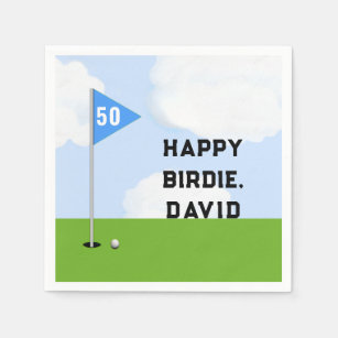 Golf Birthday Party Napkin