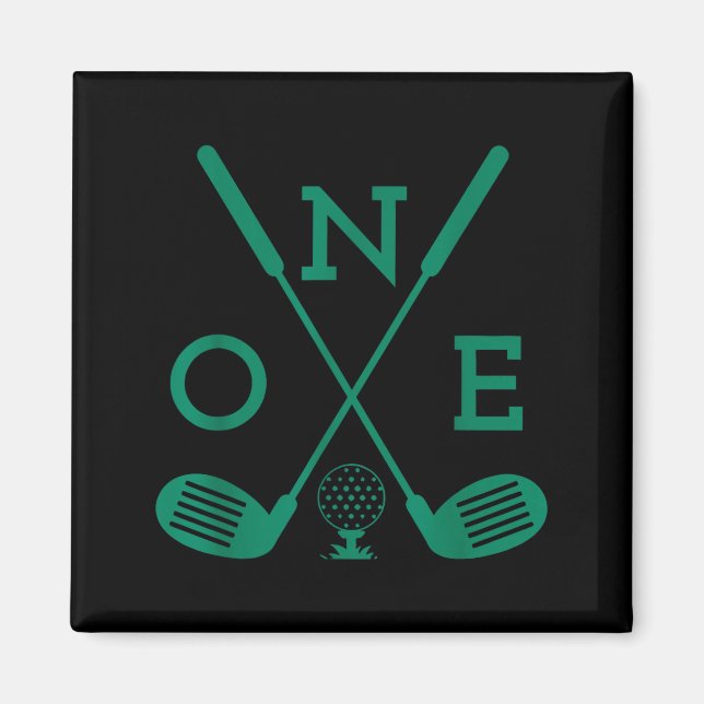 Golf Birthday Shirt 1st Birthday Hole In One Boys  Magnet (Front)