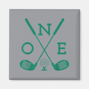 Golf Birthday Shirt 1st Birthday Hole In One Boys Magnet