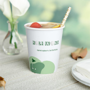 Golf Boy 1st Birthday Paper Cups