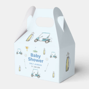 Golf Boy Baby Shower Favour Box