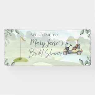 Golf Bridal Shower for Golfer Banner