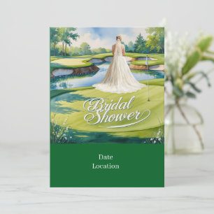 Golf Bridal Shower Invitation