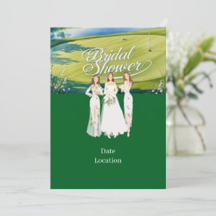 Golf Bridal Shower Invitation