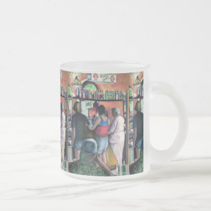 Golf Bufe, Budapest Frosted Glass Coffee Mug