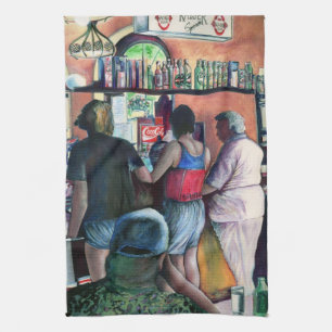 Golf Bufe, Budapest Tea Towel