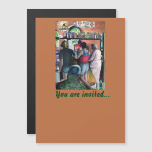 Golf Buffe, Budapest Magnetic Invitation