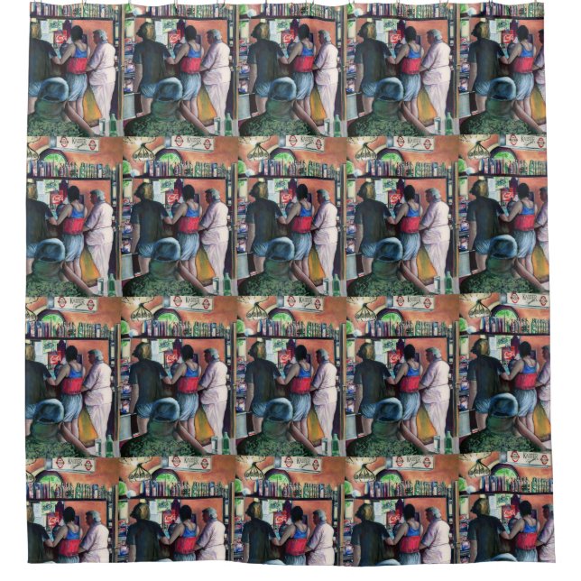 Golf Buffe, Budapest Shower Curtain (Front)