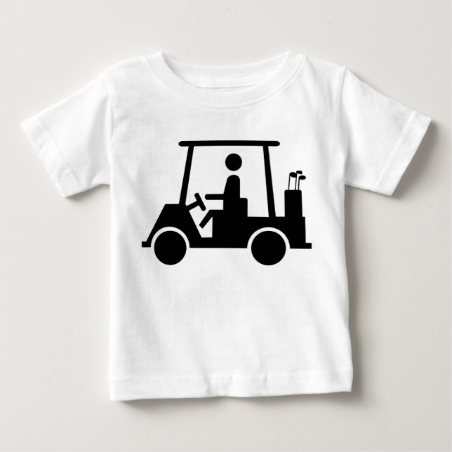Golf Buggy Baby T-Shirt (Front)