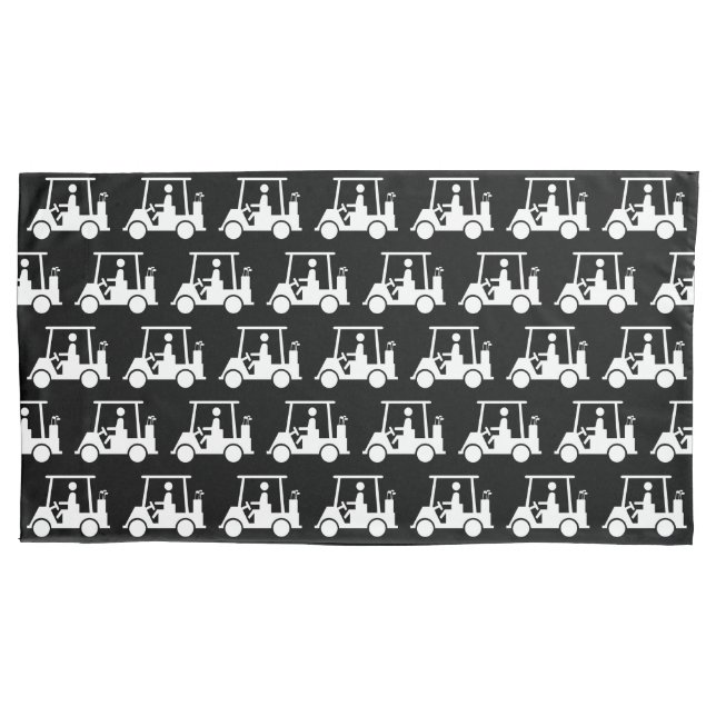 Golf Buggy Pillowcase (Front-Left)