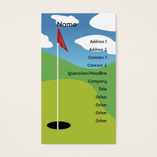 Golf - Business Business Card