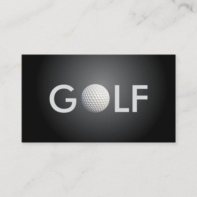 Golf Business Card (Front)