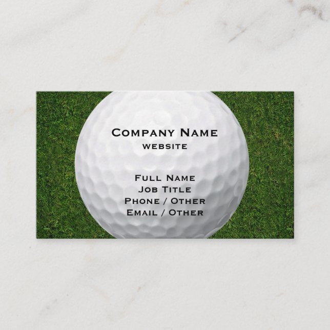 Golf Business Card (Front)