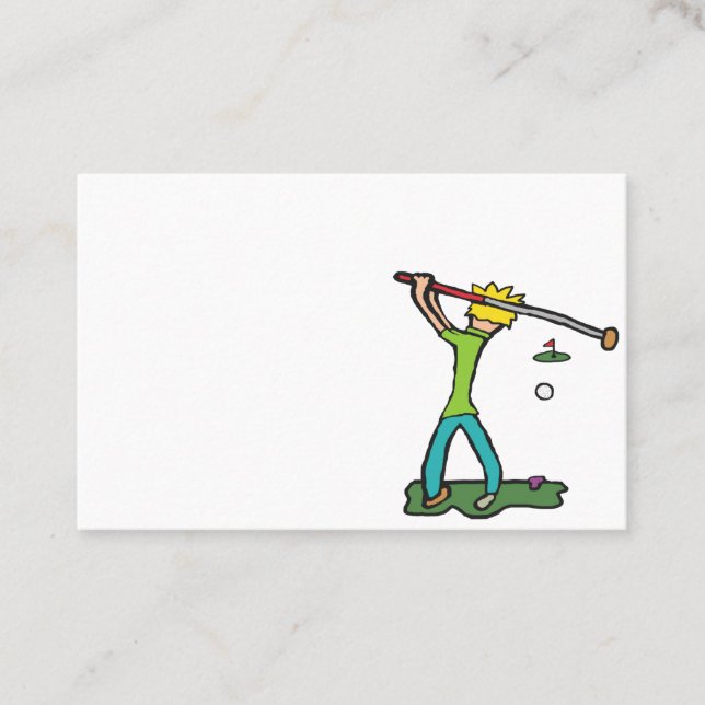 Golf Business Card (Front)
